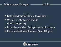 They are responsible for conveying a consistent brand image that attracts customers by encouraging sales on the web. E Commerce Manager Aufgaben Gehalt Karriere Wiki