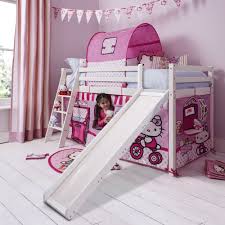 Click on the bed icon and keep clicking it until you see a bed you want to keep in your room! Hello Kitty Bed Cabin Bed With Slide Tent Noa Nani