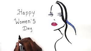 Get drawing ideas from the easy step by step drawing tutorials. Women S Day Drawing Greeting Card Womens Day Special How To Draw Happy Women S Day Youtube