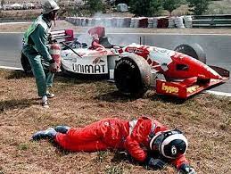 Wake Up Taki Inoue I Don T Know How To Work This Thing F1 Crash Race Cars Racing