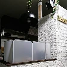 キッチン レンガ 賃貸でも諦めない 100均 diy などのインテリア実例 2019 02 24 21 57 29 roomclip ルームクリップ キッチンレンガ インテリア 実例 インテリア