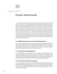 Chapter 4 Erosion Experiments Relationship Between