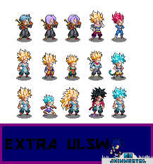 Extra Ulsw Sprites Part 3 By Jkimmortalgaming Dragon Ball Art Anime Pixel Art Pixel Art Characters