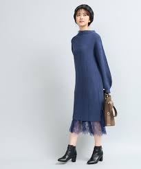 簡単に真似できて即おしゃれ 冬のワンピースコーデ15選をご紹介 folk ワンピース コーデ ファッションアイデア おしゃれ