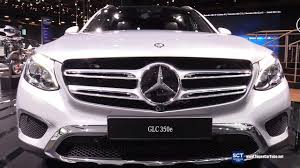 2017 Mercedes Glc 350e 4matic Plug In Hybrid Exterior Interior Walkaro Mercedes Detroit Auto Show Europe Car