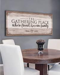 kitchen wall art: the gathering place