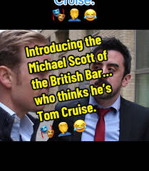 Michael Scott del Bar Británico: ¡El Tom Cruise del Derecho!
