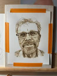 Hi, I just finished my first pyrography portrait ever!Used Razertip  equipment (medium shader)