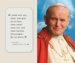 On The Feast Of St Pope John Paul Ii Oct 22 May The Beloved Pope And Spiritual Leader Continue To Inspi St John Paul Ii John Paul Ii Pope Saint John