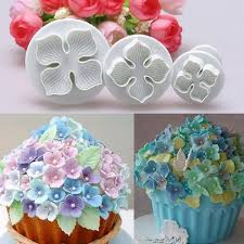 3pcs fondant cake decorating sugar craft plunger flower mold dyicakedecorating cakedecorating sekerleme cicekler cicek suslemeli pastalar dekore kurabiyeler
