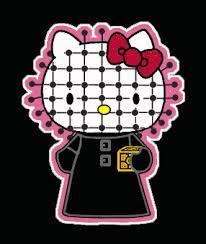Beetlejuice name & stripe slide sandals. Pinhead Hello Kitty Hello Kitty Tattoos Hello Kitty Art Hello Kitty Images