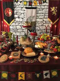 If you want an even mix of dinner party and game, i would suggest fiasco. Kara S Party Ideas Game Of Thrones Party Kara S Party Ideas