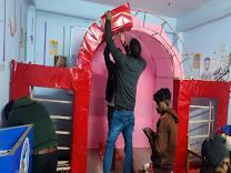Saraswati puja mandap decoration product image