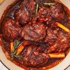 Braised Lamb Shanks Are Nothing Short Of Glorious Recipe Braised Lamb Shanks Lamb Shank Recipe Lamb Shanks