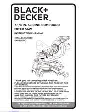 Black And Decker Firestorm Table Saw Fs210ls Manual Black Decker Sm1850bd Instruction Manual Pdf Download Manualslib