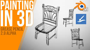 Start by first making a transparent 3d in perspective rectangle. How To Draw In 3d Space With Grease Pencil Blender 2 9 Alpha Tutorial Youtube