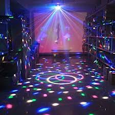 Dj Lights Meco Sound Activated Party Lights Mini Rgb Led Crysral Magic Ball Multi Colored Rotating Stage Effect Li Led Stage Lights Disco Lights Stage Lighting