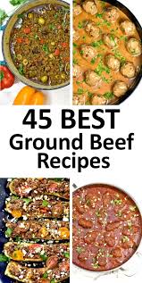 Combine egg, milk and oil; The 45 Best Ground Beef Recipes Gypsyplate