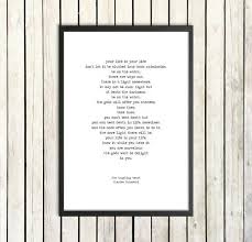 Charles Bukowski Printable Poem The Laughing Heart Etsy Literature Posters Inspirational Artwork Poster Prints