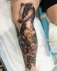 Pin By Sabi Stanowska On Tattoo Animal Tattoos Badger Tattoo Nature Tattoos