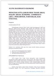 Siapa saja tokoh pendiri asean. Latar Belakang Dan Tujuan Afta