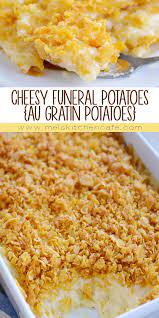 Cheesy Funeral Potatoes Au Gratin Potatoes Recipe Cheesy Funeral Potatoes Funeral Potatoes Food