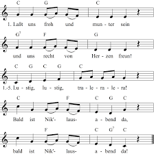 Lied nikolaus komm in unser haus aufgenommen beim adventmitspielkonzert des erzbistums köln. Lasst Uns Froh Und Munter Sein Noten Liedtext Midi Akkorde