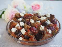 Salade D Aubergines A La Grecque 1 2 3 Degustez Recette Salade Aubergine Recette Grecque Cuisine Mediterraneenne