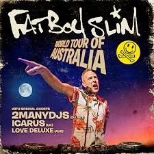 31 july 1963), also known by his stage name fatboy slim, is an english musician, dj, and record producer who helped to popularise the big beat genre in. Fatboy Slim 2020 Australia Tickets Concert Dates Pre Sale Tour Information Frontier Touring Australia New Zealand