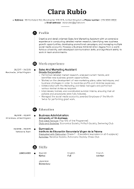 Professional cv example for sales. Sales And Marketing Assistant Resume Sample Kickresume