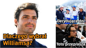 Sainz wybiera Williamsa z benetifami. Kto do Red Bulla? Wolff przeprasza  Russella #F1