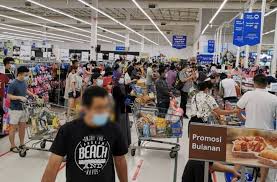 Village grocer at citta mall offers a further neighbourhood supermarket choice with fresh goods, groceries, as well as a bakery. In Pictures Panic Buying Returns To Supermarkets As Kl Selangor Enter Second Lockdown Coconuts Kl