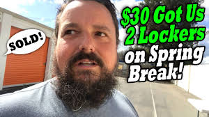 BOUGHT 2 LOCKERS FOR JUST $30 at the abandoned storage auction