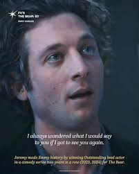 He walked into the kitchen and cooked up history, winning Lead Actor in a  Comedy Series two years in a row (2023, 2024). Now, Jeremy Allen White is  back