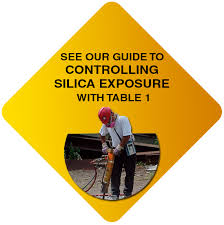 Controlling Silica Exposure With Table 1 Lhsfna