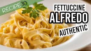 authentic fettuccine alfredo only 3