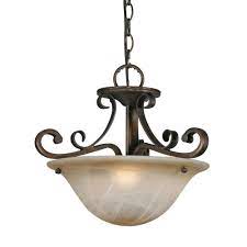 Golden Lighting Meridian Collection 3 Light Golden Bronze Semi Flush Mount Pendant Convertible 890sfmpgb The Home Depot Golden Lighting Flush Mount Ceiling Light Fixtures Ceiling Fixtures