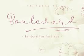 Looking for a stylish font to take your design project up a notch? Boulevard Script Font Dafont Com