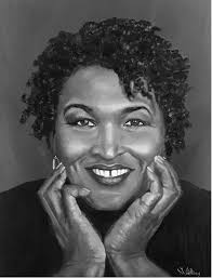 Stacey Abrams Note Card — Sharon Attaway Art