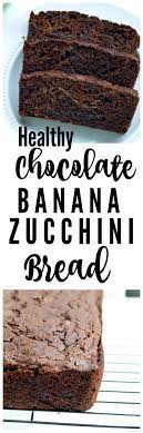 Double Chocolate Banana Zucchini Bread Happy Healthy Mama Healthy Chocolate Banana Healthy Sweets Dessert Recipes