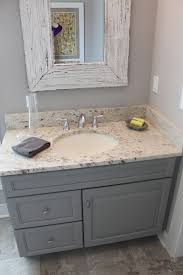 I'm using dixie belle's gravel road. Painting Bathroom Cabinets Grey Painting Inspired