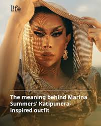 Marina Summers' team shared the meaning and inspirations behind the  Filipina drag artist's stunning look during her introduction to RuPaul's  Drag Race: UK vs the World Season 2. Making an iconic debut