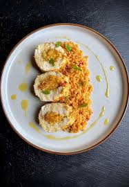 Cook onions and garlic in butter, stirring frequently, until onions are tender. Mediterranean Couscous Stuffed Chicken Breast Ainsley Harriott