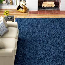 Depending on the size of the room you are planning to place the rug determines which size would be most appropriate. Navy Blue Entry Rug Wayfair