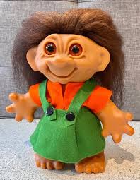 VINTAGE DAM TROLL Doll Denmark 1961 Retro Very Rare Toy Thomas Dam Gonk  £141.07