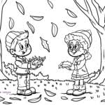 Um die sommerliche blumenwiese auszumalen, braucht es etwas. Kostenlose Malvorlagen Herbst Fur Kinder Zum Ausmalen