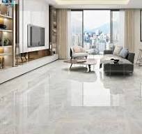 Gray Large Ceramic Floor Tile Polished 800 X 800mm