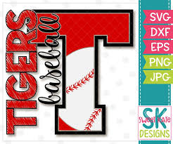 Download T Tigers Baseball Svg Dxf Eps Png Jpg Sweet Kate Designs