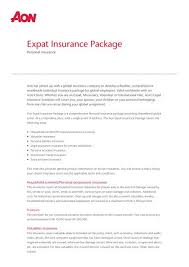 Maybe you would like to learn more about one of these? Aon Expat Insurance Package