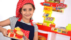 العاب طبخ لعبة بينجو عربة البرجر من اجمل ألعاب بنات جديدة Bingo Burger Toys Apron